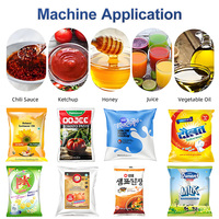 Machine de remplissage et d'emballage automatique de sachets de sauce tomate 1KG 5KG, machine d'emballage de sachets de ketchup et de pâte de tomate 1L 5L