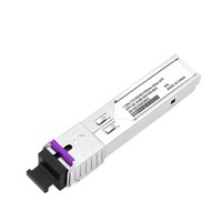 Transceptor Óptico SFP 1.25G BiDi Fibra Única Tx1490nm Rx1550nm 80km SC LC DDMI SMF Simplex LC