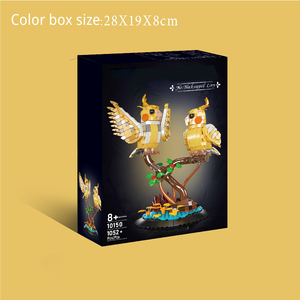 Mould King 10150 Black-Capped <span class=keywords><strong>Lory</strong></span> Puzzle Assembly MOC Juego de bloques educativos Bloques de construcción creativos Ladrillos Juego de juguetes para niños - Product Image 6