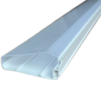 Tube en acrylique PC opale blanc de marque LS, diffuseur en plastique extrudé pour éclairage LED/fluorescent, service de découpe personnalisé CN/GUA