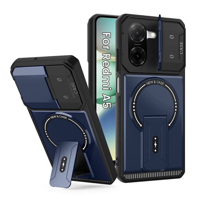 Ring Kickstand Mobile Phone Cases for Redmi A5 15C 13C Note 14 Note 13 Pro Plus Poco C71 C65 Poco X7 Pro Shockproof Back Covers