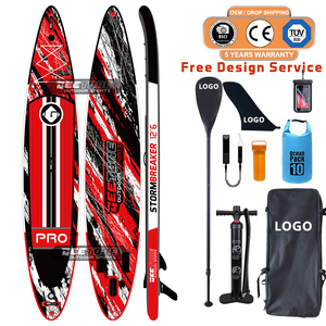 GeeTone Factory Surf <span class=keywords><strong>SUP</strong></span> Boards PVC Drop Stitch Inflable ISUP Paddle Board Stand Up Paddleboard - Product Image 1