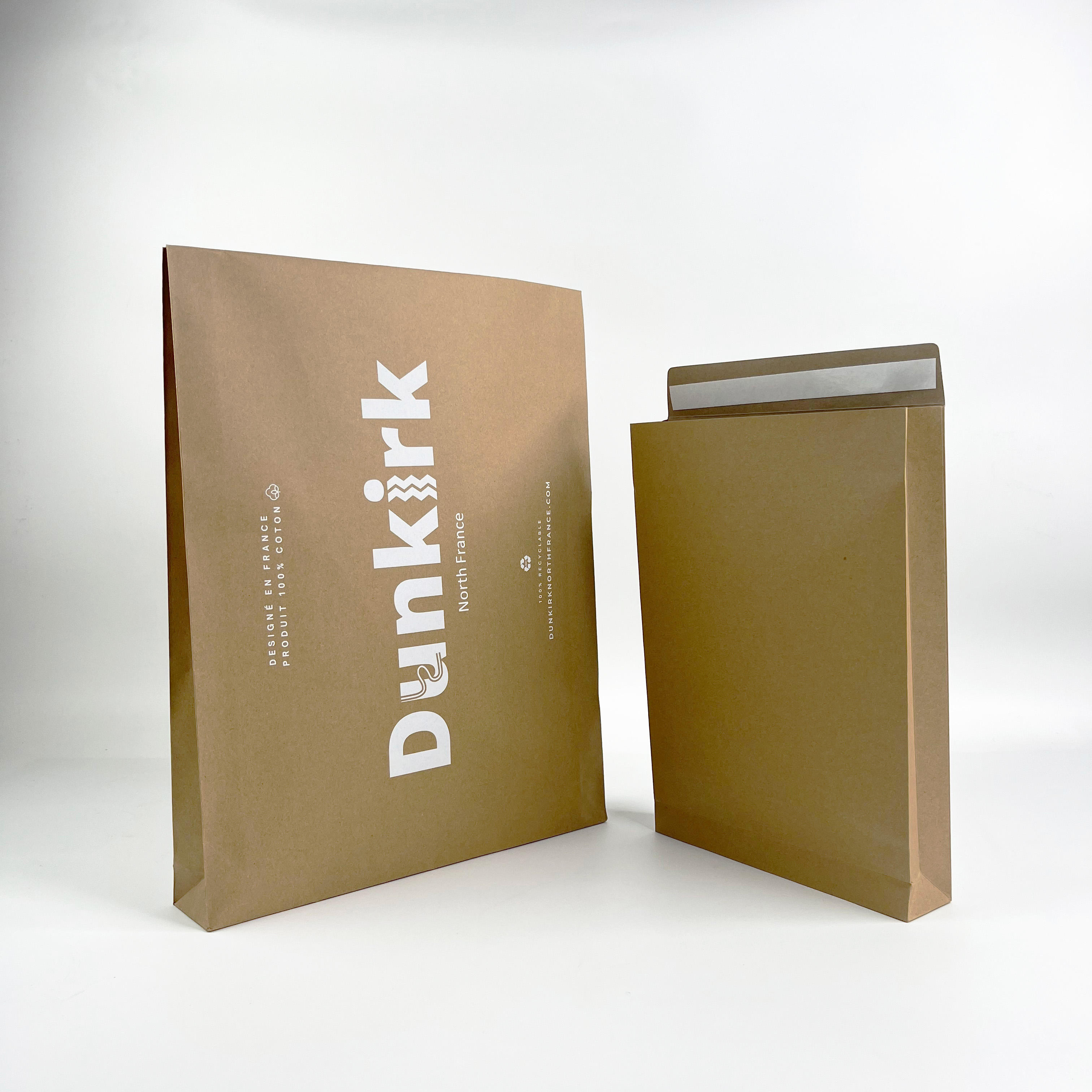 Brown Kraft (1 side 1 color printing)