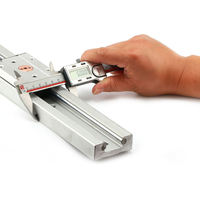 Rail de guidage linéaire à double axe SGR10 SGR15 SGR25, roue rectangulaire, double arbre interne, roulement pour machine CNC
