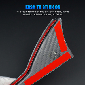 Shasha Couvercle inférieur gauche du compartiment à gants côté passager en fibre de carbone véritable pour <span class=keywords><strong>Abarth</strong></span> 595 695 Fiat <span class=keywords><strong>500</strong></span> 2012-2024 - Product Image 2