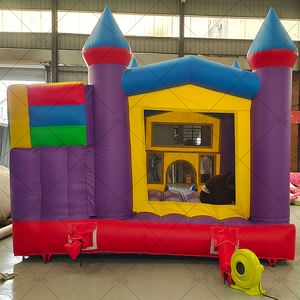 어린이 게임 어린이를위한 작은 동물 풍선 트램폴린 문 워크 상업 경비원 파티를위한 점프 성 - Product Image 4