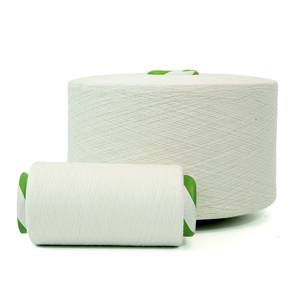 Hilo de Algodón 100% Hilado en Anillo, Blanqueado, Absorbente de Humedad, para Tejido Textil - Product Image 1