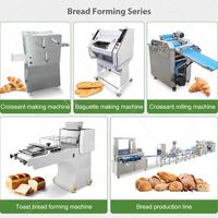 Machine automatique de fabrication de mini croissants à pâte pleine, équipement de production de formage enroulable, prix