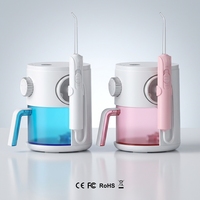 Hydropulseur dentaire électrique portable sans fil 600 ml IPX7 pour le nettoyage des dents à domicile et en voyage