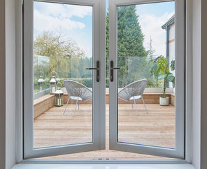 Fenêtre coulissante à double vitrage insonorisée en alliage d'aluminium avec moustiquaire, design imitation bois, pour cuisine et hôtel, horizontale - Product Image 2