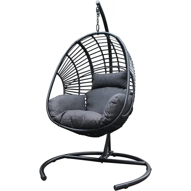 KD yapısı asılı koltuk sandalye sıcak satış açık Rattan salıncaklar Modern tek hasır veranda bahçe mobilyaları