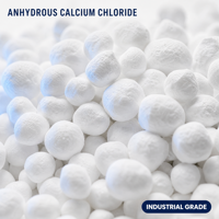 Chlorure de calcium anhydre en poudre, haute pureté, qualité industrielle, produit chimique