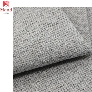 Manufacturer Sell 2022 New Design 100 Polyester Plain Woven Upholstery Fabric For Sofas