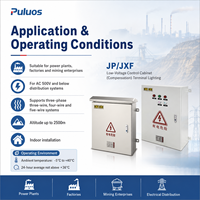 Armoire de distribution électrique métallique JP/JXF, boîtier de commande basse tension pour alimentation industrielle