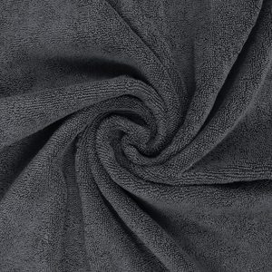 Set di Asciugamani da <span class=keywords><strong>Bagno</strong></span> Grigio - Premium 600 GSM 100% Cotone - Asciugatura Rapida, Altamente Assorbenti, Morbidi al Tatto, 70x140cm, Asciugamani da Spa per Uso in Hotel e <span class=keywords><strong>Bagno</strong></span> - Product Image 2