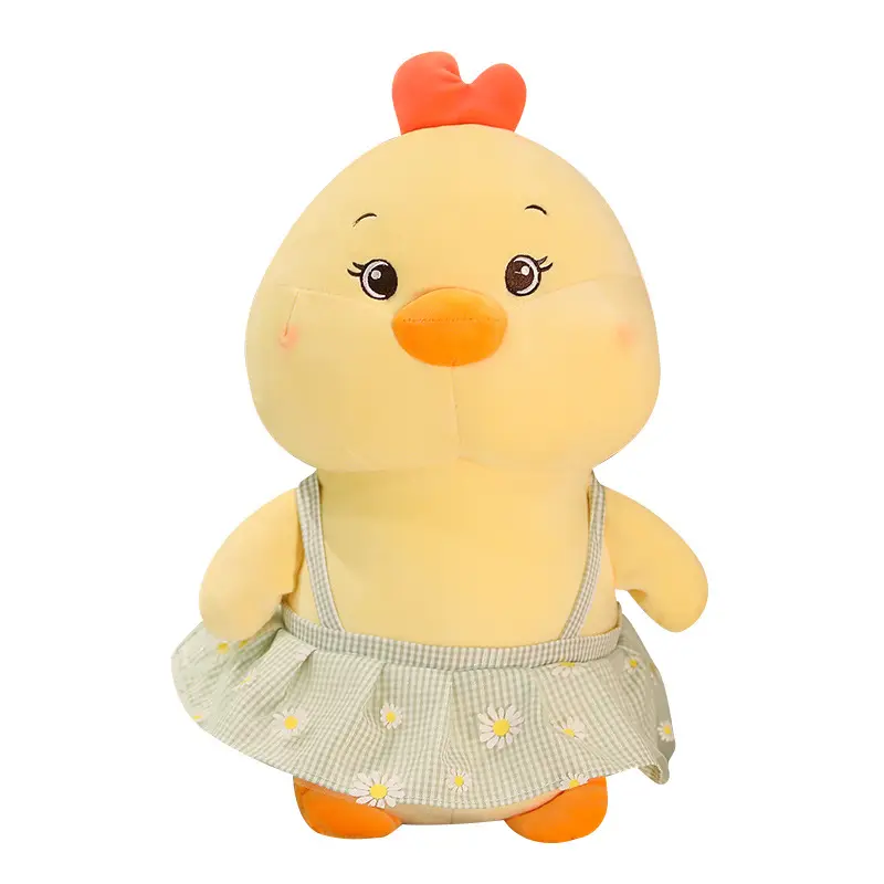 Boneka ayam kuning kecil lucu mainan boneka bayi aksi ibu bebek boneka kain bantal lempar tidur gadis super lembut