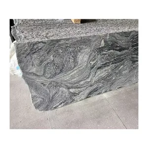 Classic Dark Grey Mountain Vein Granite Polished Chinese Juparana Granite Slab Floor Tiles 24" by 24"
