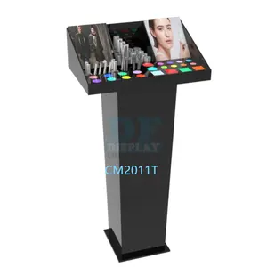 Makeup brush display stand eyeshadow palette makeup brush lipstick display rack cosmetic makeup display for store