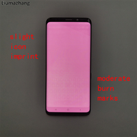 Écran tactile lcd Super AMOLED Original pour Samsung Galaxy S9 Plus avec marques de brûlure