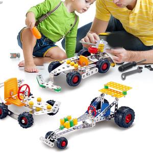 Juguete educativo 3 en 1 DIY ensamblar modelo de vehículo, coche de <span class=keywords><strong>Metal</strong></span> de construcción de 291 piezas - Product Image 3