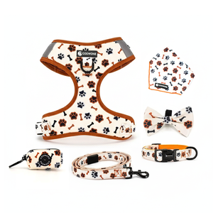 Logo kustom sesuai selera pola musim panas Aksesori Anjing Greyhound desainer Harness tanpa tarik kerah hewan peliharaan & tali leher - Product Image 2