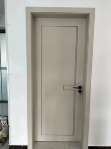 Pintu Kayu Modern China OEM ODM untuk Interior Vila Mewah, Pintu Kayu Kustom Kedap Suara untuk Proyek Teknik dan Kamar Hotel - Product Image 4