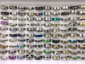 Grande petite bague en aluminium de mode promotionnelle de 1.7cm à 1.9 cm - Product Image 4