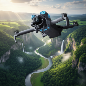 Drone DJ Mini 5 Pro 4k avec caméra CMOS 1 pouce, caméra de drone, construction en plastique, paysage nocturne, obstacle omnidirectionnel, drone - Product Image 6