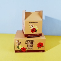 Boîte d'impression personnalisée bas quantité minimale de commande CMJN jus boisson bouteille ensemble cadeau carton ondulé boîtes d'emballage en papier carton