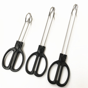<strong>Scissor</strong> Handle 10 - 12 - 14 Inch 3pcs <strong>Kitchen</strong> Frying Cooking BBQ <strong>Tongs</strong> Set for Multi Food Serving Clips - Product Image 1