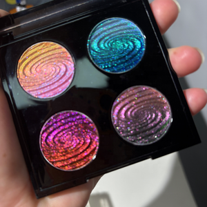Incredible Sparkle <strong>Rainbow</strong> Chameleon Eyeshadow Color Shifting Radiant Glitter Eye <strong>Shadow</strong> Interstellar Patterns in the Universe - Product Image 2
