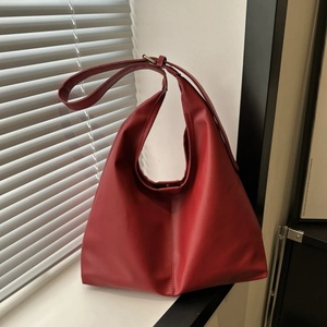 Bolso de Hombro de PU Premium para Mujer, Minimalista, de Color Sólido, Bolso de Mano para Uso Diario, Oficina, Compras, Bolso Tote - Product Image 4