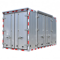 Fourgon sec en acier ondulé à performance supérieure pour la logistique de soutien minier et le transport d'équipements industriels lourds