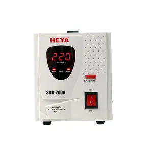 2KVA 110V 220V AVRAC自動電圧レギュレータースタビライザーAVR保護付き