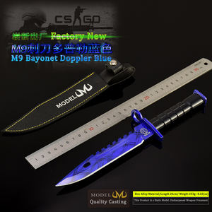 Cuchillo de juguete de aleación serie M9 Counter Strike, arma de juguete, accesorio para juegos de rol, modelo personalizado de nicho, regalo para niños, adorno de colección - Product Image 4