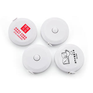 2024 populer macaroon warna bulat mini pita pengukur lembut pita ukur kustom LOGO OEM penjahit penggaris - Product Image 4