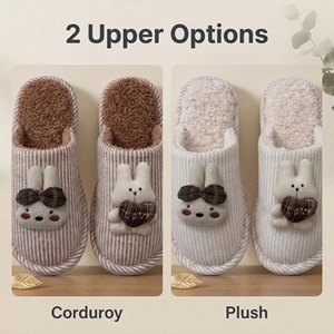 Chaussons unisexes en fausse fourrure, écologiques, luxueux, pour l'intérieur et l'extérieur, antidérapants, imperméables, respirants, chauds pour l'hiver - Product Image 4