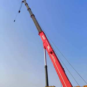 <span class=keywords><strong>Grue</strong></span> sur chenilles d'occasion SANY STC800T5 80 tonnes, modèle 2018, avec flèche principale de 50 m, boîte de vitesses et moteur, pour la vente de matériel de construction - Product Image 5
