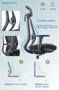 Silla de Oficina Ergonómica de Lujo Vintage con <span class=keywords><strong>Calefacción</strong></span>, Ajuste de Altura, Ruedas Suaves, Respaldo Alto Reclinable, Color Rosa Simple - Product Image 2