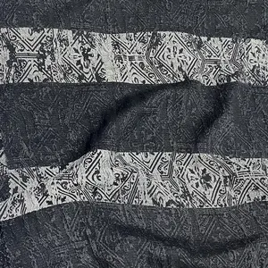 2024 High Quality New Design Jet Black Abaya Fabric For UAE Clothing