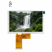 Panel LCD TFT LCM de 5.0 Pulgadas con Interfaz I2C RGB de 40 Pines, Resolución de 800x480, Alto Brillo de 1200 Nits