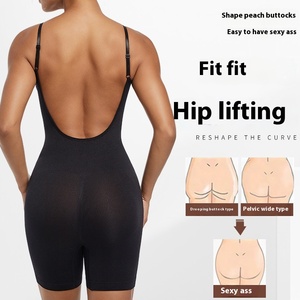 Body Modellante Intero Taglia Grande da Donna, Sexy con Schiena Scoperta, in Nylon Traspirante, con Vita Stretta - Product Image 4