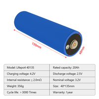 Batería de Almacenamiento de Energía Solar para el Hogar C40 40135, Baterías Prismáticas de Iones de Litio 33140 32140 3.2V 20Ah, Celda de Estado Sólido LiFePO4 3000