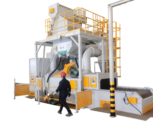 Hochwertige Industrielle Automatische Reinigungsausrüstung Bandtyp-Reinigungsmaschinen zur Oberflächenentrostung - Product Image 1