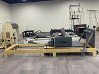 Machine de Pilates MND M101A (2) avec base en bois de caoutchouc pour revendeurs, équipement de fitness de qualité professionnelle pour studio de Pilates