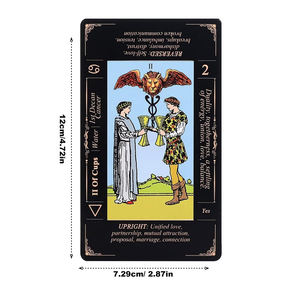 Baraja de <span class=keywords><strong>tarot</strong></span> clásica Rider Waite para principiantes con guía y significados en las cartas - Product Image 6