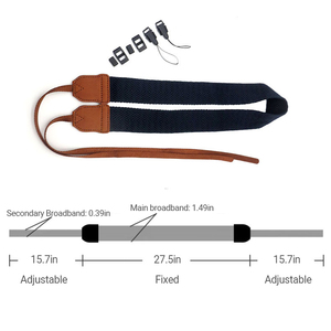 Correas de Hombro para Cámara Ajustables y Desmontables de Alta Calidad, de Cuero/Nailon/Algodón, Modernas, Simples y Ligeras - Product Image 5
