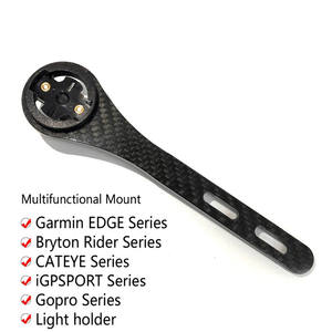 RIDERACE-Soporte de cronómetro de carbono para ordenador, cámara de ciclismo de carretera, compatible con Bryton <span class=keywords><strong>Cateye</strong></span> Garmin Gopro - Product Image 5
