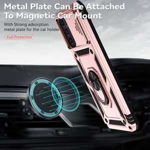 Étui de téléphone en aluminium métallique anti-choc anti-chute Doom Armor <span class=keywords><strong>pour</strong></span> A13 avec couvercle à aspiration magnétique - Product Image 3