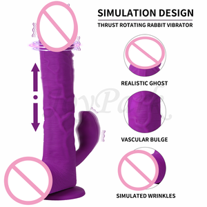 JoyPark Vibratore G Rotante a 6 Velocità con Telecomando, Impermeabile IPx6, Ricaricabile, Silenzioso, Potente con Doppi Motori e Grande Forza di Spinta - Product Image 3
